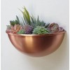 Handmade Solid Copper Wall Planter