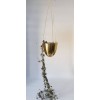 Handmade Solid Brass Hanging Plant Pots