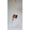 Handmade Solid Copper Hanging Plant Pots