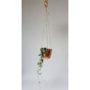 Handmade Solid Copper Hanging Plant Pots